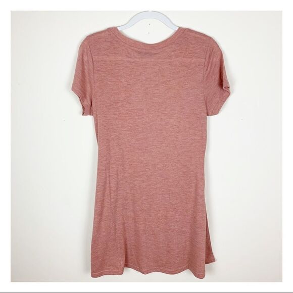 Very J Blush Short Sleeve Jersey Fit Flare Dress Medium NWT - Picture 7 of 10